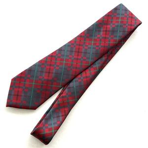Holiday Traditions Men's Festive Christmas Plaid Holiday Polyester Necktie